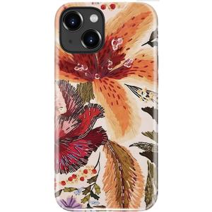 LUMARKE for iPhone 15 Plus Case,Cute Floral Cover,Wireless Charging