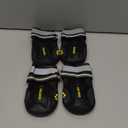 QUMY Dog Shoes for Large Dogs, Medium Dog Boots & Paw Protectors for Winter Snowy Day, Summer Hot Pavement, Water-Resistant in Rainy Weather, Outdoor Walking, Indoor Hard floors Skid-Resistant Sole (Size 5: 2.4''x2.8''(W*L) (Pack of 4))