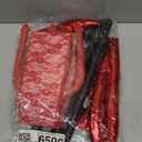 BLUE PANDA 5-Piece Devil Halloween Costume with Red Felt Horned Headband, Bow Tie, Tail, Pitchfork, and Lace Gloves, Complete Girls Devil Costume Set for Halloween Parties and Dress-Up - Red Pitchfork