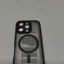 OtterBox iPhone 15 Pro MAX (Only) Defender Series XT Clear Case - Dark Side (Black/Clear), screenless, Rugged, Snaps to MagSafe, Lanyard Attachment (Dark Side)