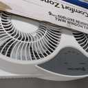 COMFORT ZONE 9" Smart Reversible Twin Window Fan with WiFi & Remote
