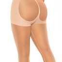 SHAPELLX Full Body Shapewear for Women Tummy Control Sheer Footless Pantyhose Compression Tights Body Shaper Bodysuit (Small, Nude)