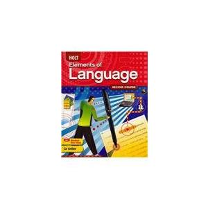 Elements of Language: Student Edition Grade 8 2009