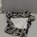 Liykimt Stretch Wingback Side Chair Slipcover-Accent Chair Cover Slipcover with Arm,Washable Upholstered Arm Dining Chair with Nailed Trim Protector for Dining Living Room Set of 1,Black/Gray