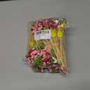 2 x 120pcs Summer Cocktail Picks Tropical Hawaii Cocktail Picks Assorted Flamingo Pineapple Monstera Palm Leaf Cactus Pick for Appetizers Food Drinks Cupcake Hawaiian Luau Party Decoration Supply