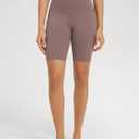 ODODOS 2-Pack High Waist Workout Shorts with Pockets for Women 6"/8" Inseam Tummy Control Gym Athletic Biker Shorts (S)