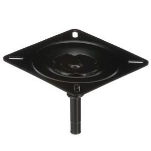 Attwood 1002 Lock'N-Pin 3/4" Seat Mount, Zinc Plated Steel, 2-3/4" Steel with Spring (Black E-Coated)