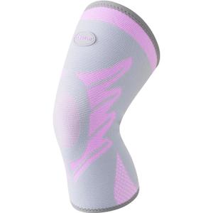 Sports Slim Knee Braces for Women - No-Slip Knee Compression Sleeve for Dance, Yoga, Knee Support for Knee Pain, Joint Pain Relief(Phalaenopsis, XL, Pack of 1)