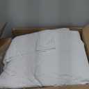 WDCOZY 100% Cotton Quilt Twin Size Bedspread, Pre-Washed 3-Piece Lightweight Soft Coverlet Set with 2 Pillow Shams, Modern Neutral Design Design All Season Bedding Set, White (Twin (68"x86"))