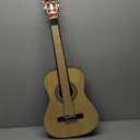 Pyle Beginner Acoustic Guitar Kit, 1/2 Junior Size All Wood Instrument for Kids, Adults, 34" Natural Gloss