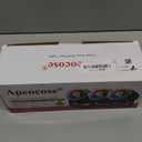 3-Pack Disco Ball Party Lights Sound Activated with Remote Control, 12 Modes Strobe Stage DJ Lights for Home Room Karaoke Dance Party Supplies Birthday Party Decorations White Elephant Gifts (Black)