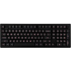 EPOMAKER Galaxy100 QMK/VIA Wireless Gaming Keyboard, Aluminum Shell, Bluetooth/2.4Ghz/USB-C, Pre-Lubed Hot-Swappable Linear Switches, NKRO, RGB Backlit (Black, Wisteria Linear Switch)