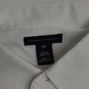 Tommy Hilfiger Boy's Oxford Long Sleeve Dress Shirt, Collared Button-down With Chest Pocket, Regular Fit (20 Husky, White)