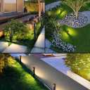 EDISHINE Low Voltage Pathway Lights Wired, 12V 2W 150LM 3000K LED Landscape Path Lights with Connectors, Waterproof Electric Outdoor Landscape Lighting for Walkway Yard Garden, CRI80 6 Pack