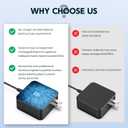ROLADA 45W Laptop Charger Compatible with Acer Aspire 5 A515-55 A515-44 A515-46 A515-54 A515-56 A515-56T A514-52 A517-52: A515-44-R41B A515-46-R14K A515-54-37U3 A515-55-75NC Power Supply Adapter Cord