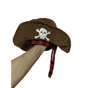 Pirate Hat for Kids, One Size Fits All | Classic Pirate Costume Accessory for Dress-Up Play