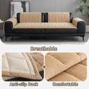 HeadPet Pet Couch Covers for Sofa, Couch Covers for 3 Cushion Couchs Sofa Pet Friendly, Dog Couchs Cover, Pets Sofas Cover (Light Brown,1PC/27.6"x59.1")