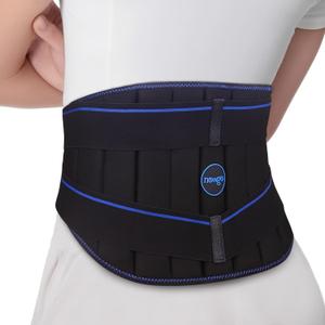 Long Coldness Ice Pack for Lower Back Pain Relief - 2 Hours Long-Lasting Cold Therapy - Flexible Back Wrap for Lumbar, Sciatica, Herniated Disc, Reusable Cold Ice Pack with Adjustable Straps