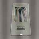 Nightingale Silicone Smoothie Straws - Flexible, Reusable Wide Drinking Straw with Cleaning Brush -Compatible w/Stanley 30oz - Bendy Boba Straws- Food-Safe, No BPA, Dishwasher Safe - Set of 6 (Forest)