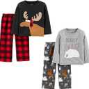 Simple Joys by Carter's boys 4-piece Pajama Set
 (Size 18 m) Red