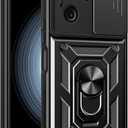 Bracket Shell for Xiaomi K60 Ultra and 13T Pro, Slide Camera Lens Cover Case (Black)