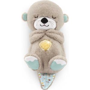 Fisher-Price Baby Toy Soothe 'n Snuggle Otter Portable Plush Sound Machine with Music Lights & Breathing Motion for Newborns 0+ Months (Pack of 1)