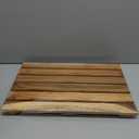 VaeFae Teak Shower Mat, Non-Slip Bath Mat, Luxury Spa Mat, Wooden Mat for Bathtub, 20 x 13 in