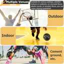 Senston 27.5''/29.5'' Outdoor Basketball Excellent Elasticity/Grip Rubber Basketballs with Pump, Durable Size 5/7 Men Basketball