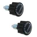 DGZZI 2PCS Fitness Equipment Spring Knob Pop Pin M16 Plum Pull Pin Adjusting Pin Knob Suitable for Exercise Bike and Fitness Equipment