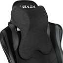 Car Neck Pillow for Driving Gaming Chair Headrest Pillow Office Chair Neck Pillow Ergonomic Design Double Straps Design Suitable for Different Heights (Dark Grey)