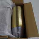 Goodluck 50PCS 9oz Gold Disposable Cups, Plastic Cups with Gold Rim, Cocktail Cups for Wedding, Party and Birthday