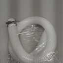 Ximoon 1-1/4 Inch x 3 Foot Long White Above Ground Pool Flex Connection Hose Filter or Suction