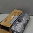 Veken 6-Pack Rustproof & Waterproof Shower Caddy, Adhesive Shelves Rack, Large Capacity Bathroom, College Dorm & Apartment Organizers, No-Drill Wall Mount Living Room & Bedroom Decor, Light Grey