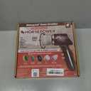 Horsepower Scrubber, Waterproof, Electric Power, Spins 350 RPM, 5 Brush Heads, AS-SEEN-ON-TV, Cleans Dirt & Grime, Tile, Grout, Bathrooms, Kitchen, Auto Rims, Outdoor Furniture & More, Rechargeable
