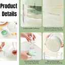 Greek Yogurt Strainer + Yogurt Strainer 4 Pressure Modes - BPA-Free Detachable Yogurt Press for Homemade Thick Yogurt & Cheese (White)