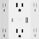 Belkin 6-Outlet Surge Protector Power Strip, USB-C & USB-A Ports w/ USB-C PD Fast Charge, ETL-Listed, Wall-Mountable w/ 6 AC Outlets, Overvoltage Protection, LED Indicator, 1,680 Joules of Protection