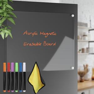 Acrylic Magnetic Dry Erase Calendar for Fridge (Blank)