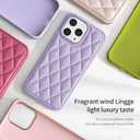 ZHEGAILIAN for iPhone 13 Pro Case, Military-Grade Protection, All-Around Shockproof Corners, Stylish Leather Phone Case for iPhone 13 Pro - Purple