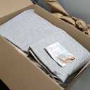 10x14 Area Rug Living Room – Washable Large Neutral Modern Abstract Soft Low Pile Non-Slip Thin Carpet for Bedroom, Dining Room, Home Office (Beige, Grey)