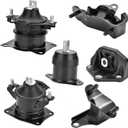 6PCS Engine Motor Mount Set Compatible with Honda Accord 3.0L 2003-2007 Auto Transmission Motor Mount Replace A4526HY A4527HY A4524 A4525 A4544 A4517