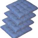 Chair Cushions for Dining Chairs, Soft Thicken Seat Pads Cushion Pillow, Home Decor Indoor Outdoor Chair Seat Sofa Pad Perfect for Office Patio Home Car (4 pack, Color 10)