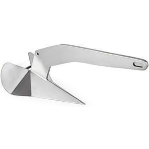 ISURE MARINE Stainless Steel Delta/Wing Style Boat Anchor Heavy Duty Triangular Anchor  Wing Style Triangle Anchor (11 lb/5 kg)