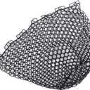 Rubber Replacement Fishing Net, Soft, Flexible, Durable for Fishermen, Black, Lightweight, Portable for Outdoor Fishing