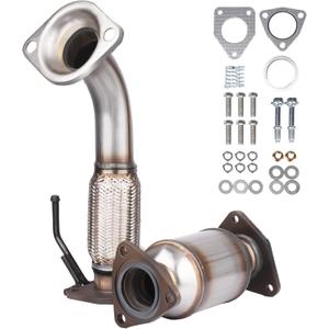 Catalytic Converter High Flow 16436 Replacement for 2008-2012 Accord 2.4L, 2009-2014 TSX 2.4L, Stainless Steel Catalyst Converter EPA Convert Compliant 2 Packs