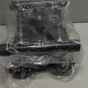 Sweetcrispy Mini Stair Steppers with Resistance Bands for Exercise at Home, Portable Exercise Twist Stepper Machine for Full Body Workout, 300LBS Capacity (Black)