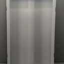 PetFusion ModestCat Litter Box Privacy Screen (3' Tall; 4' Wide, White).