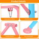 Foldable Swing Stand for Kids, Heavy-Duty Metal Swing Frame for Indoor/Outdoor, Suitable for Most Baby Toddler Swings, Easy to Assemble & Store, Swings not Included