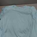 Sweetyweee 3 Pack Women's Oversize Nursing Shirts for Breastfeeding with Hidden Zippers Loose Fit Long Sleeve Maternity Tops Size Medium