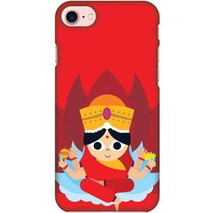 AMZER Slim Fit Handcrafted Designer Printed Snap On Hard Shell Case Back Cover for Apple iPhone 8 - Divine Goddess HD Color, Ultra Light Back Case
