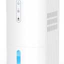 Dehumidifiers for Home, 35oz Dehumidifier for Bathroom with Auto Shut-off Auto Defrost, Whisper Quiet Dehumidifier for Bedroom Office RV Closet Wardrobe (White)